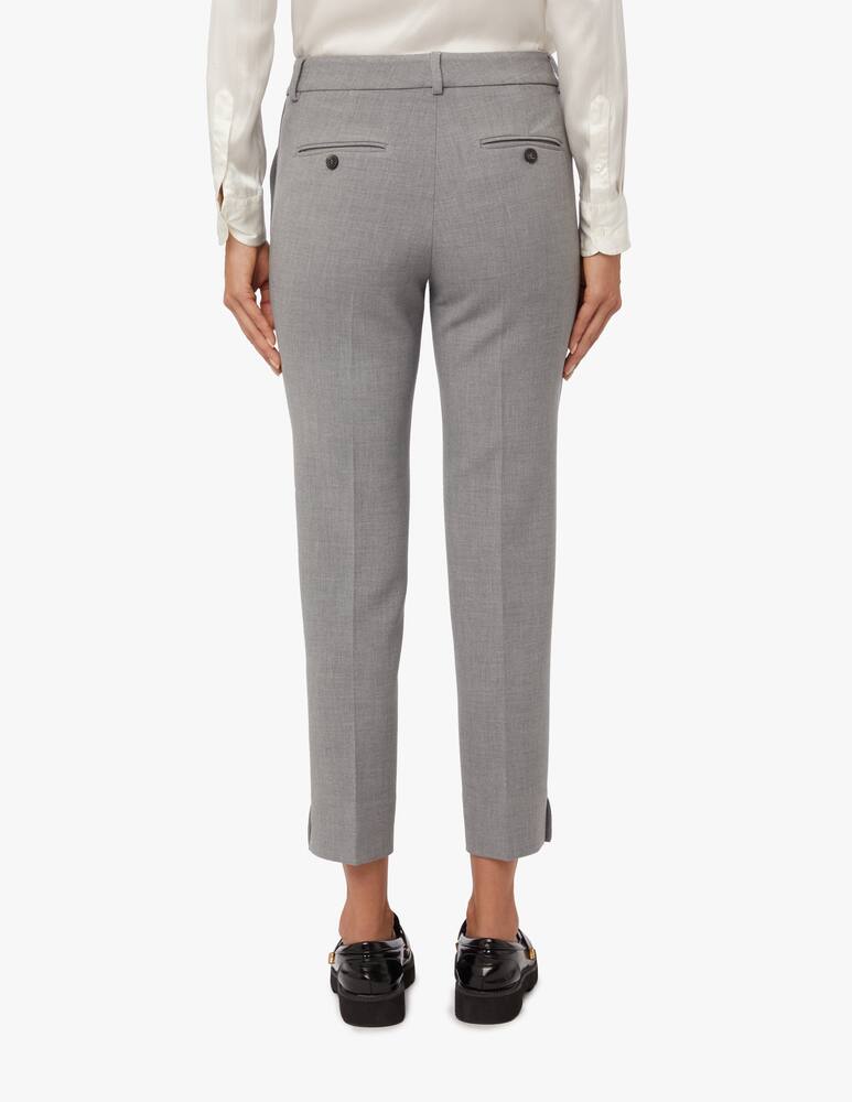 Peserico Cigarette trousers in wool blend - Grey - picture 3