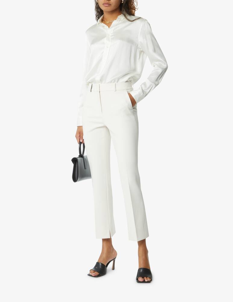 Peserico Pantaloni zampetta - Bianco - immagine 1 Peserico Pantaloni zampetta - Bianco - immagine 1
