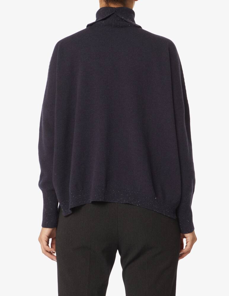 rinascente Peserico High neck wool sweater - Blue
