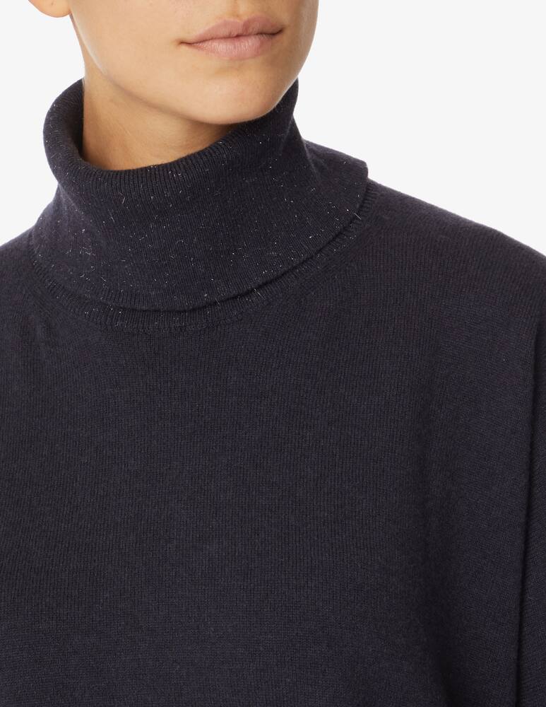 rinascente Peserico High neck wool sweater - Blue