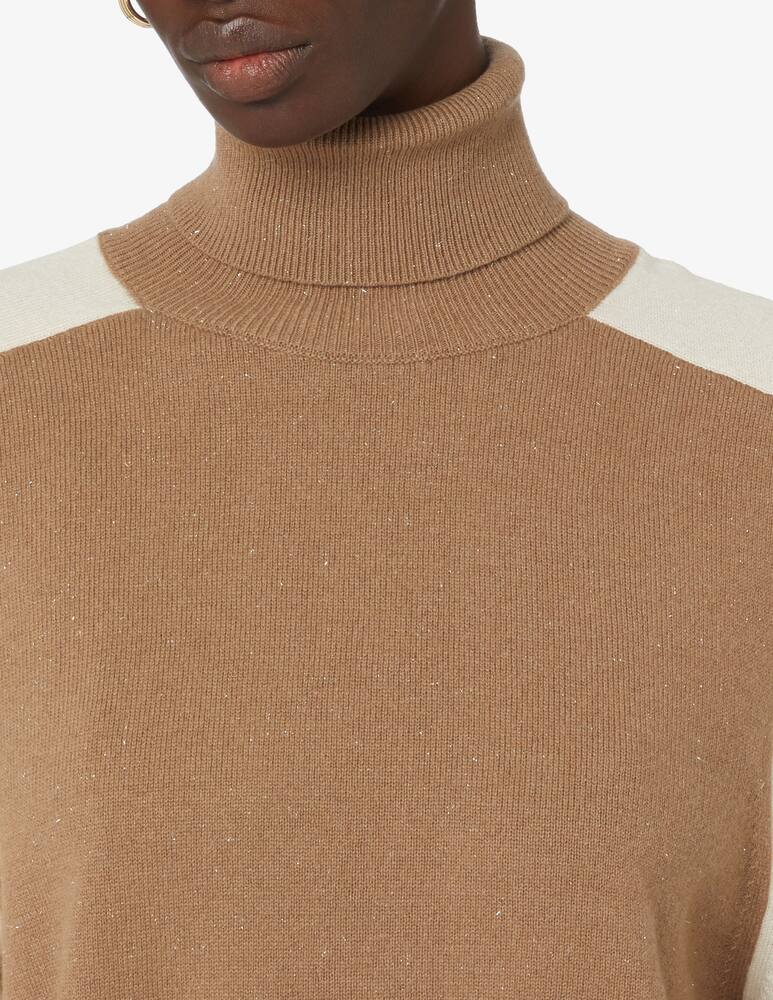rinascente Peserico High neck wool sweater - Beige