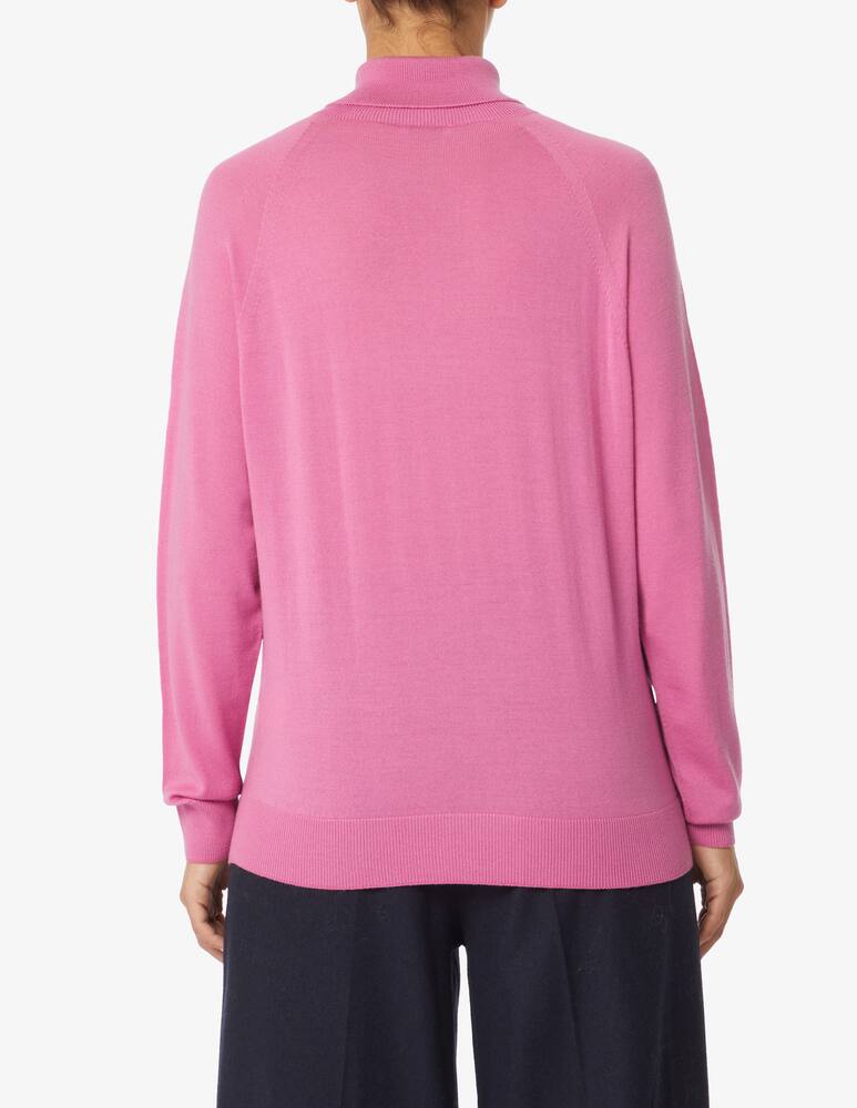 rinascente Peserico High neck wool sweater - Pink