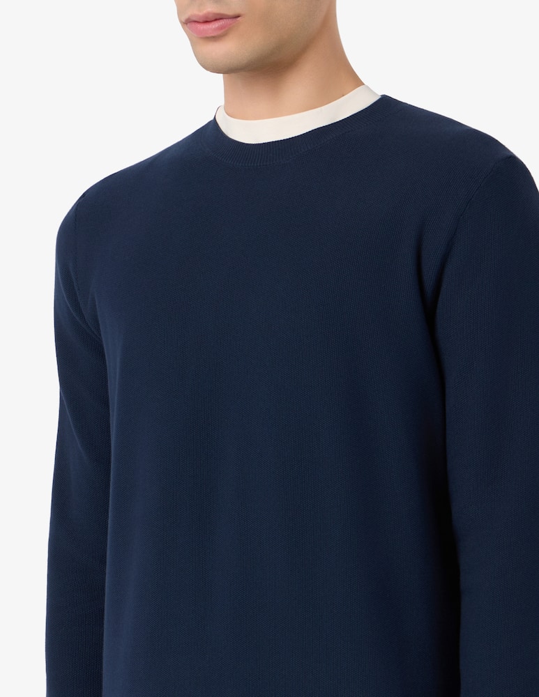 rinascente Ferrante Maglione chicco di riso in cotone