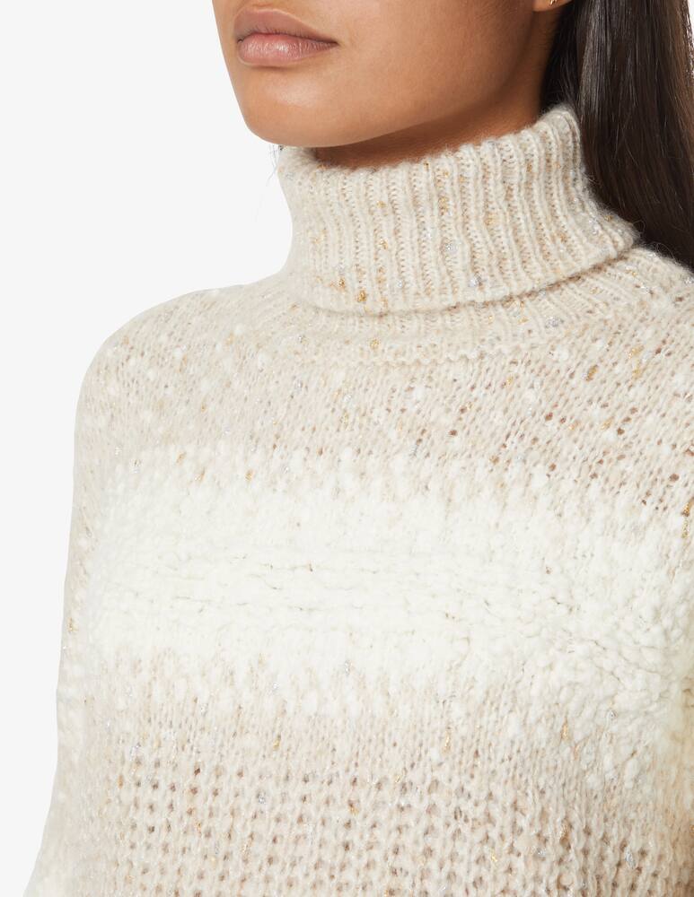 rinascente Peserico Maglioni dolcevita mix lavorazioni - Bianco