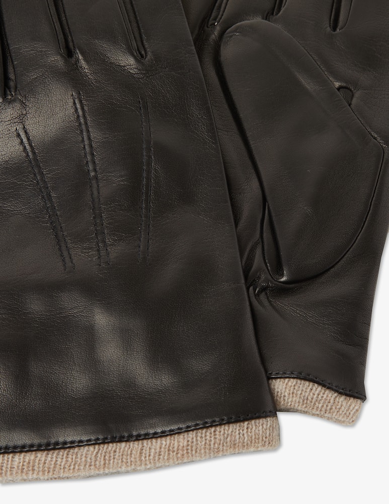rinascente Rinascente Collection Wool lining leather gloves
