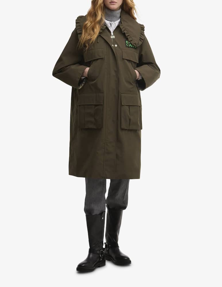 rinascente Barbour Parka impermeabile Ganni x Barbour