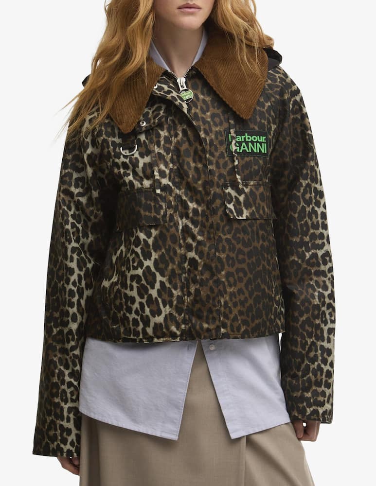 Barbour Giacca anorak con cappuccio Barbour x Ganni - immagine 1 Barbour Giacca anorak con cappuccio Barbour x Ganni - immagine 1