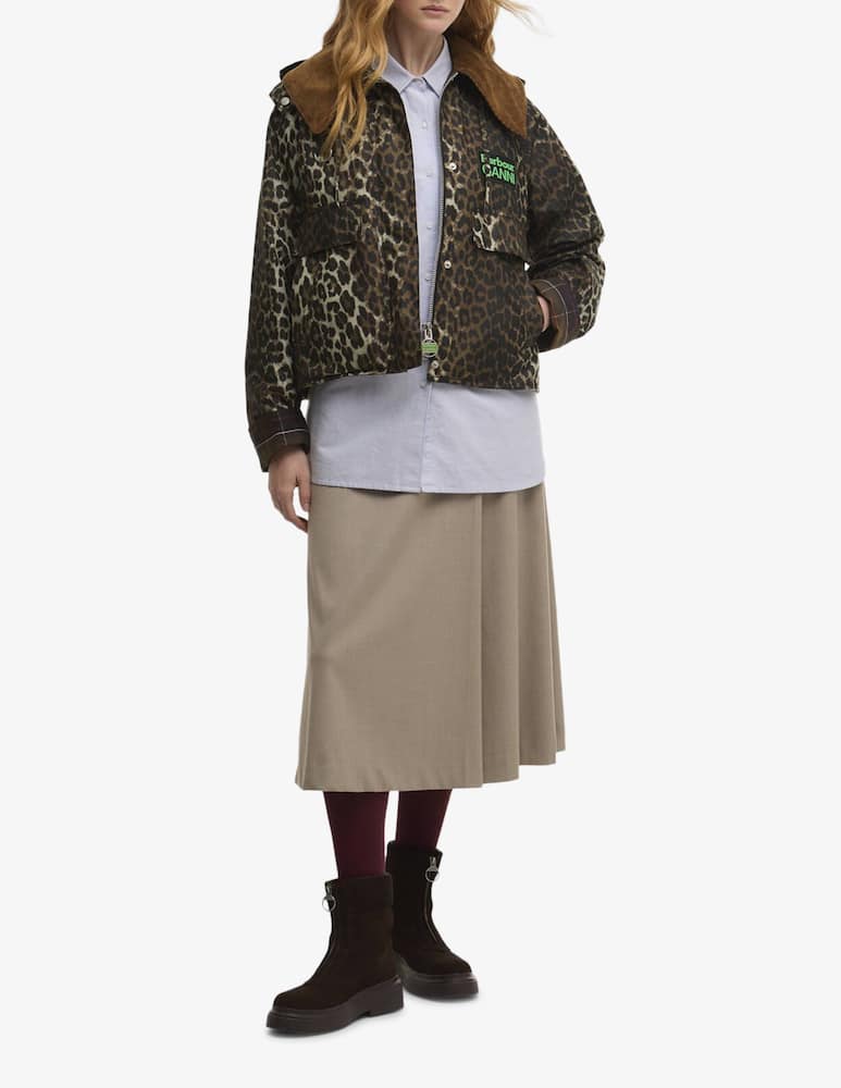 Barbour Giacca anorak con cappuccio Barbour x Ganni - immagine 2 Barbour Giacca anorak con cappuccio Barbour x Ganni - immagine 2