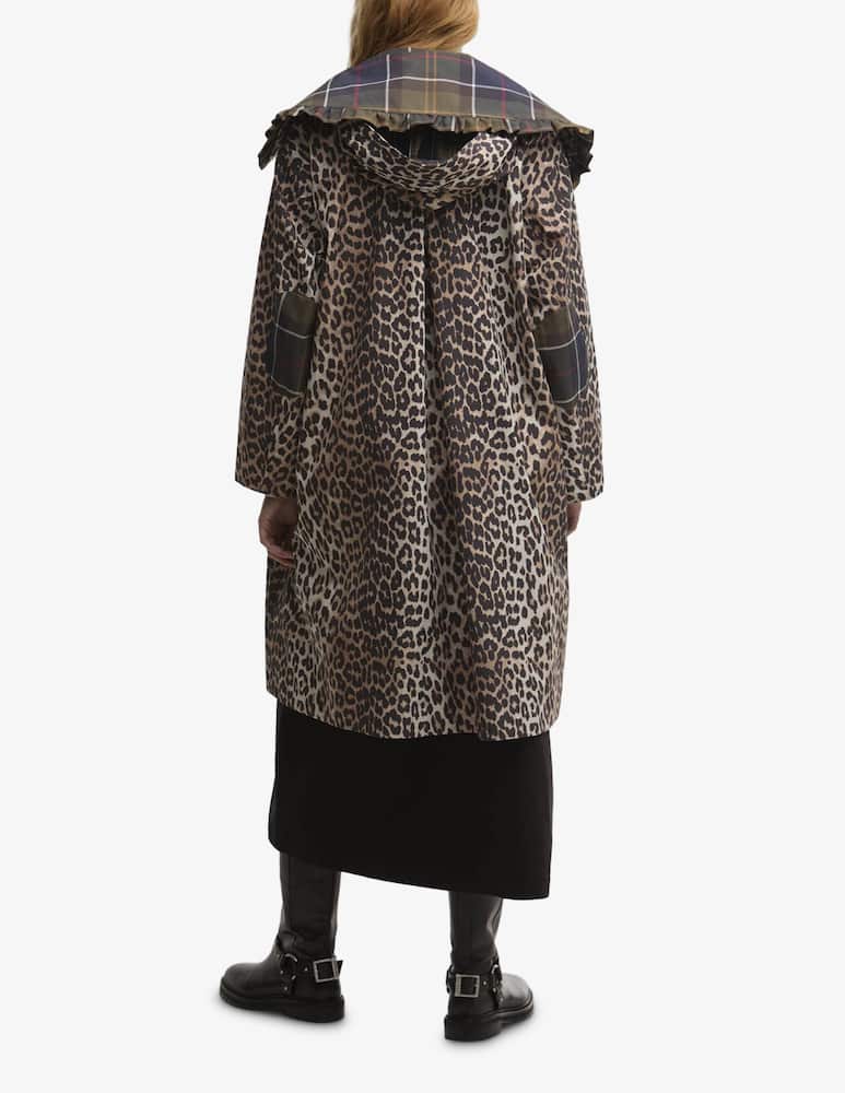 Barbour Parka impermeabile leopardato Ganni x Barbour - immagine 3 Barbour Parka impermeabile leopardato Ganni x Barbour - immagine 3