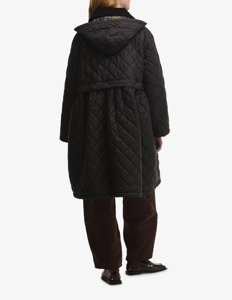 rinascente Barbour Giacca trapuntata peplum Ganni x Barbour