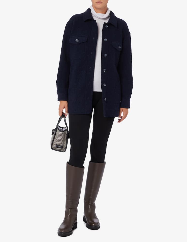 rinascente Elizabeth Ascot Wool blend overshirt