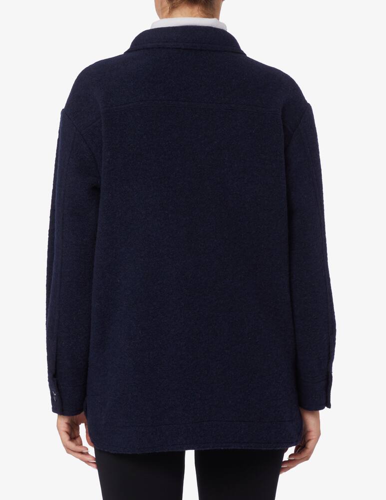 rinascente Elizabeth Ascot Wool blend overshirt