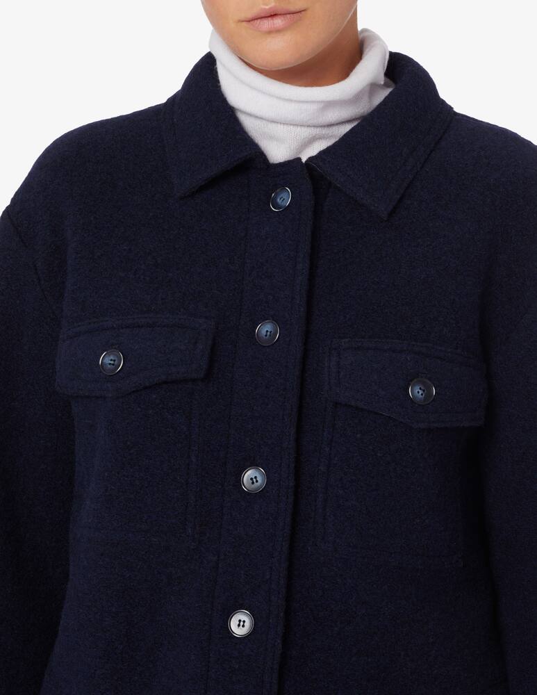 rinascente Elizabeth Ascot Wool blend overshirt