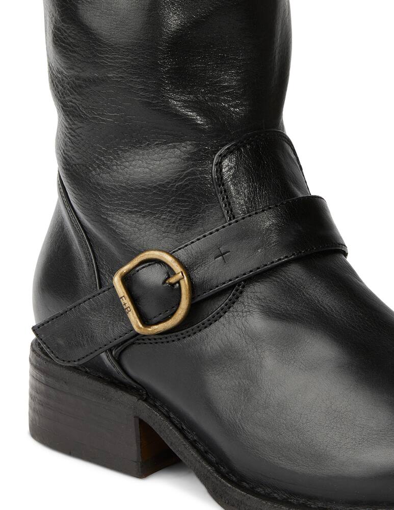 rinascente Fiorentini + Baker Aba Alexa leather buckle biker boots