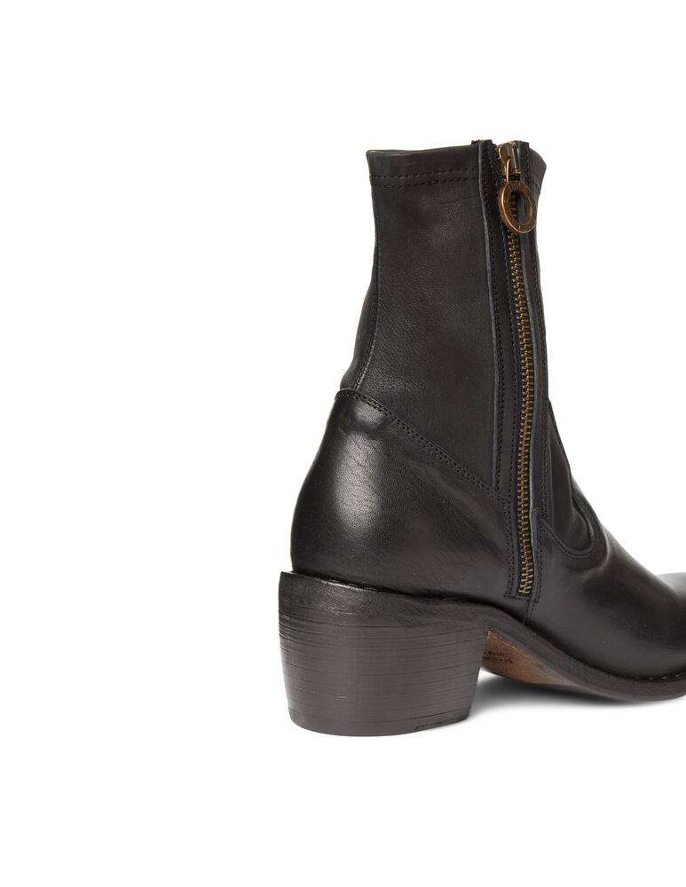 rinascente Fiorentini + Baker Rud Rum stretch leather ankle boots
