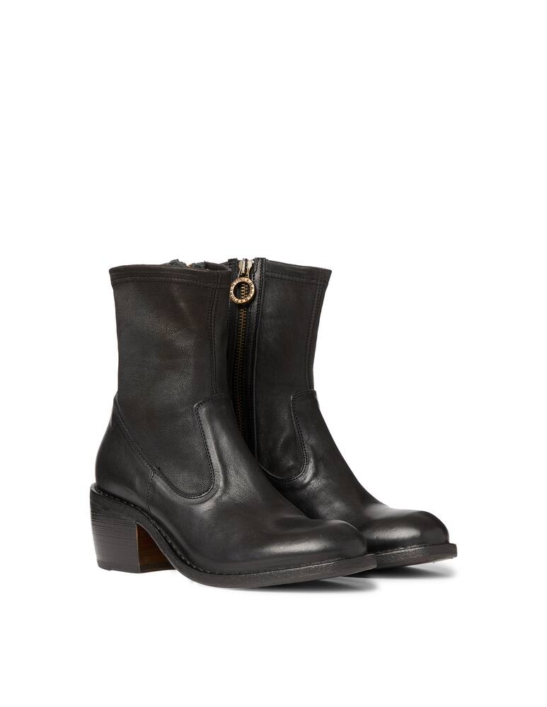 rinascente Fiorentini + Baker Rud Rum stretch leather ankle boots