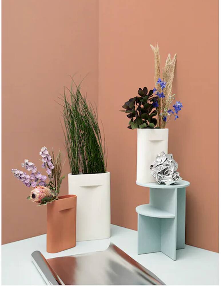 rinascente Muuto Ridge vase - Brown