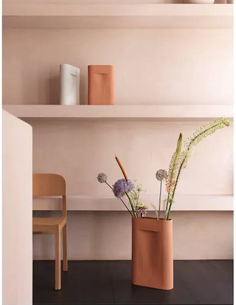 rinascente Muuto Ridge vase - Brown