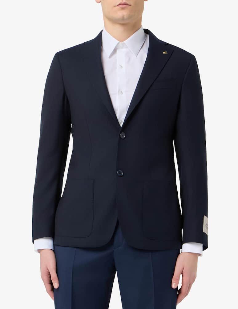 rinascente CC Collection Giacca sfoderata hopsack in lana Drop 7