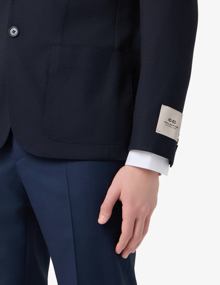 rinascente CC Collection Giacca sfoderata hopsack in lana Drop 7