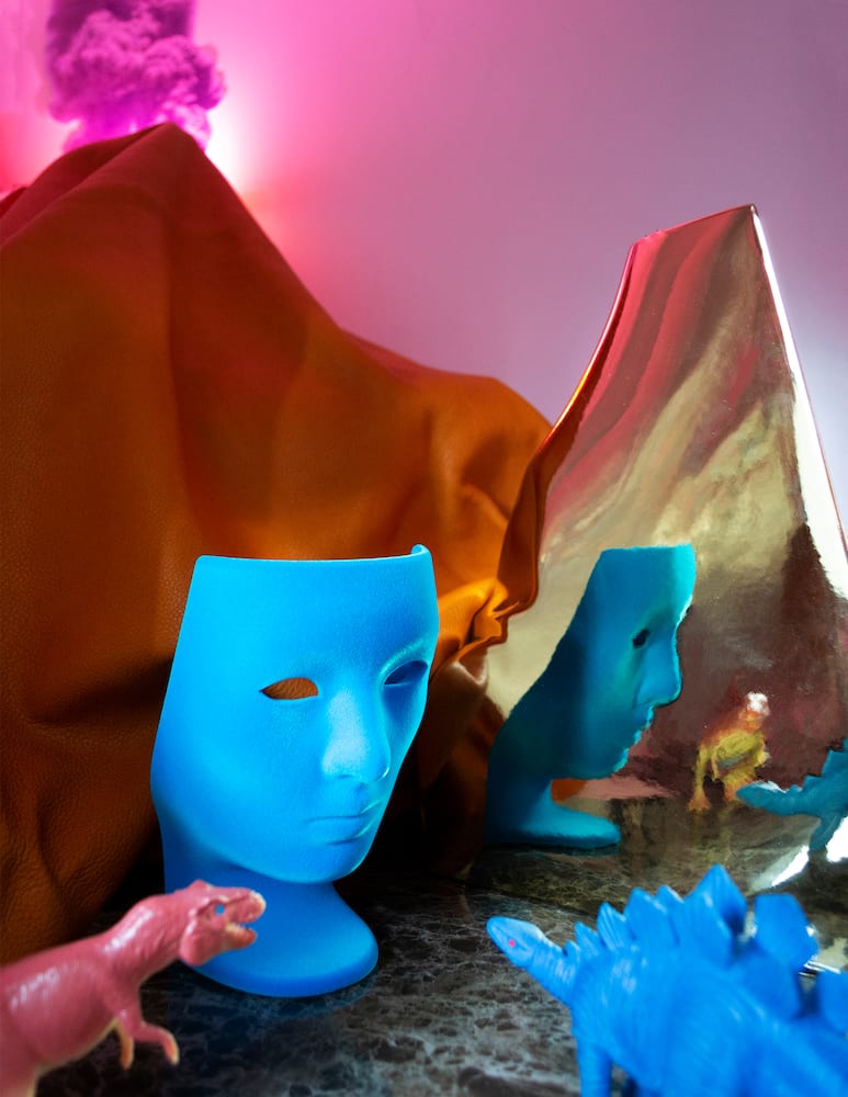 rinascente Driade Mini Nemo Floccata Decor Accessories - Light blue