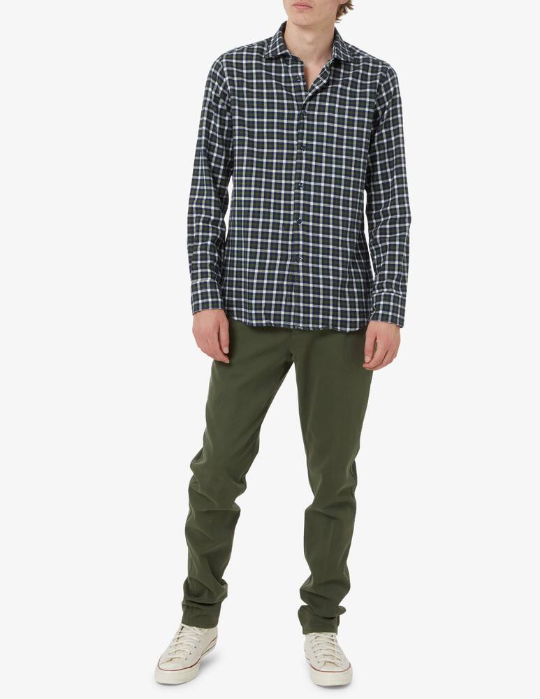 rinascente Tintoria Mattei Bicolor flannel check shirt - Multicolor