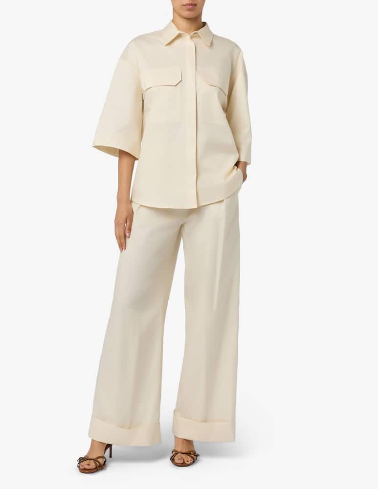 rinascente Annarita N Medal wide leg trousers