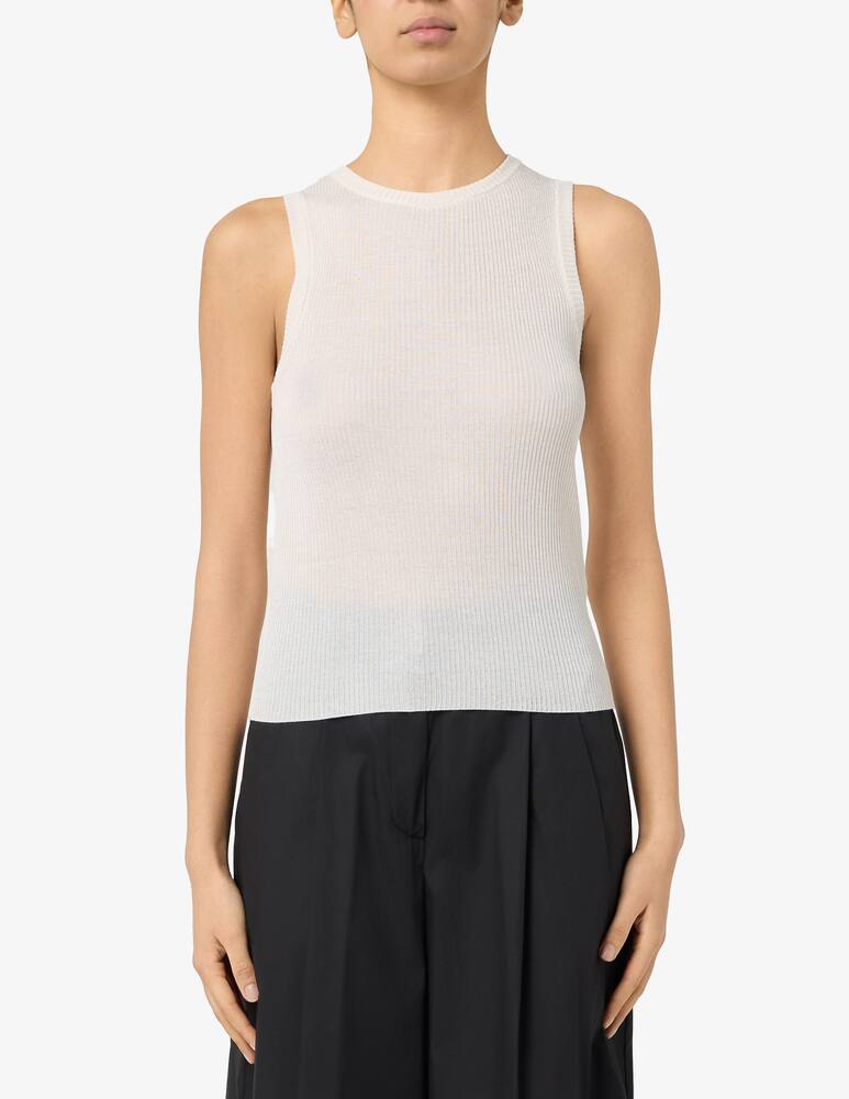 Annarita N Rib knit sleeveless top - picture 1 Annarita N Rib knit sleeveless top - picture 1