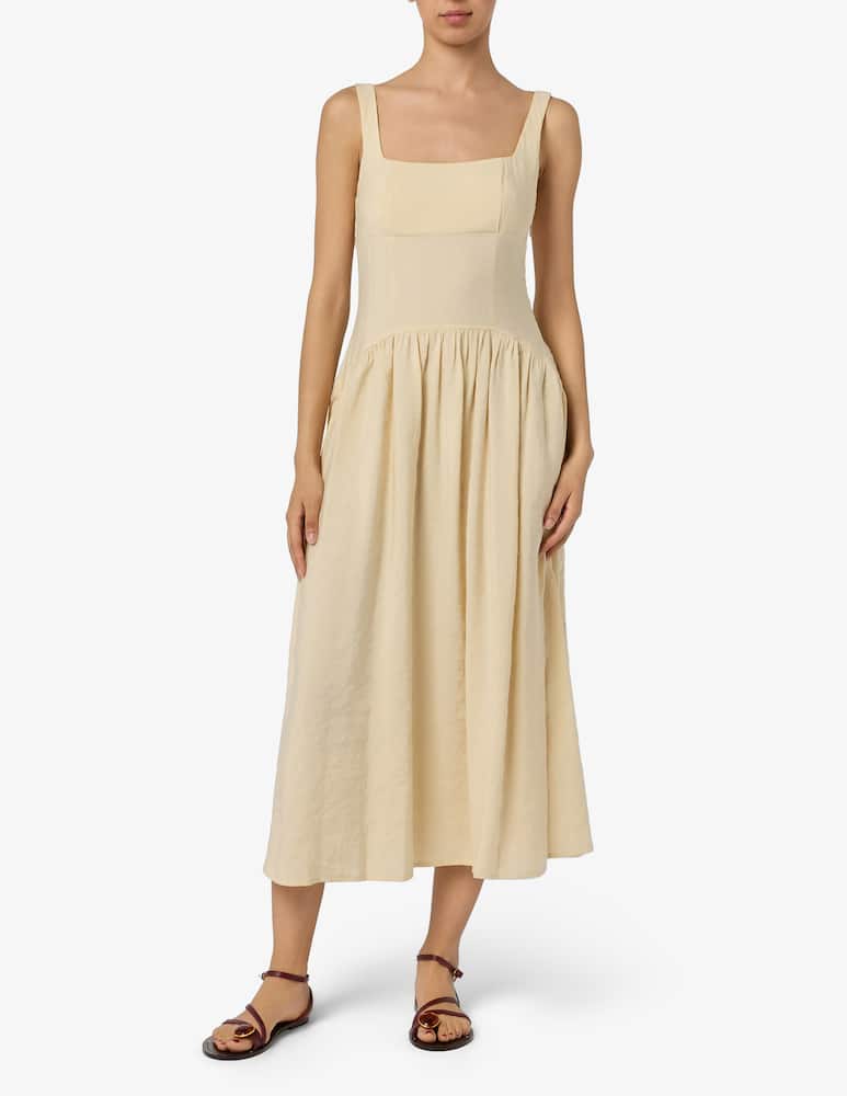 rinascente Annarita N Square neck long dress