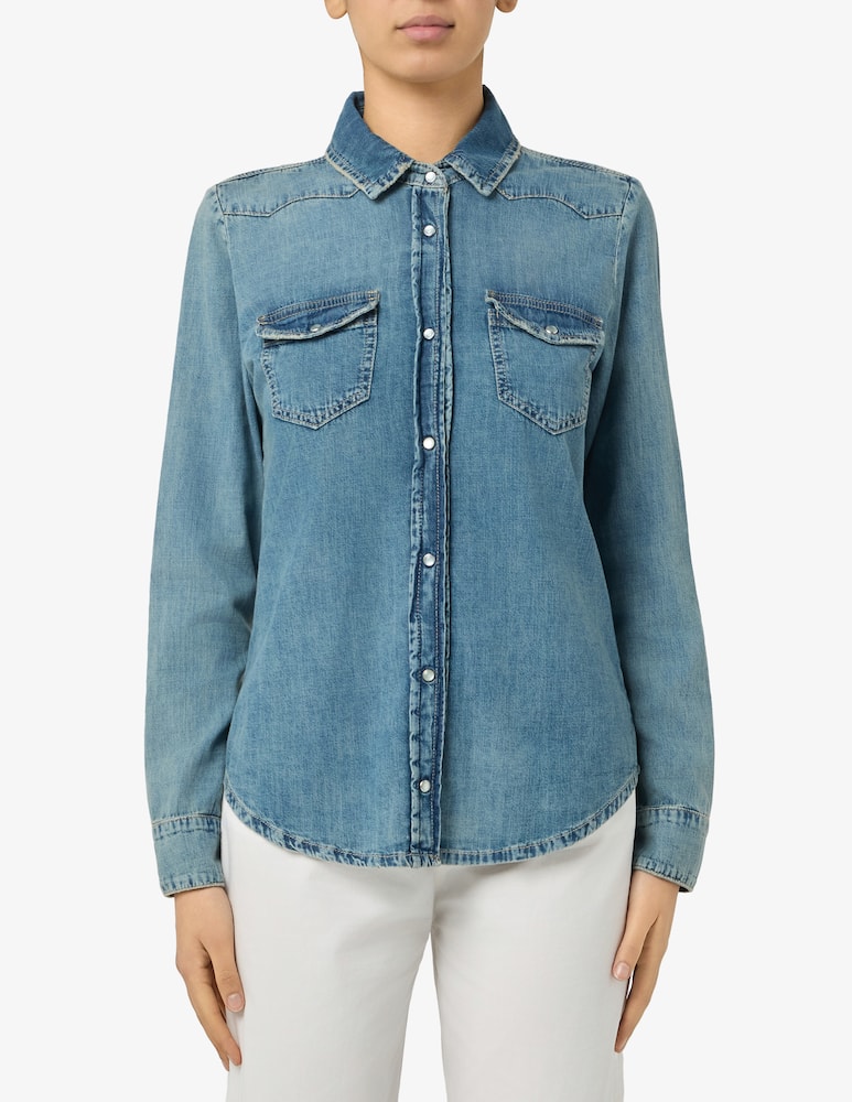 rinascente Annarita N Camicia denim manica lunga