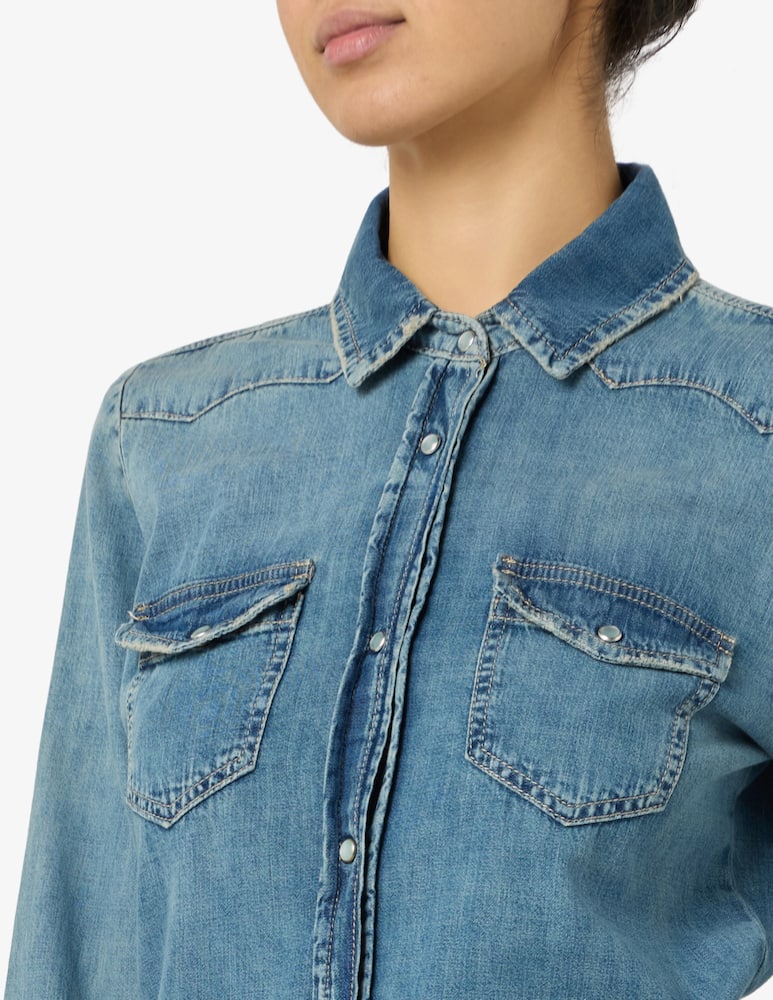 rinascente Annarita N Camicia denim manica lunga