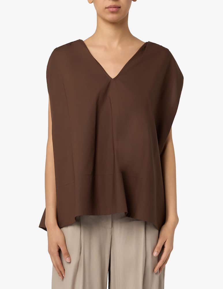 rinascente Annarita N Back draped top