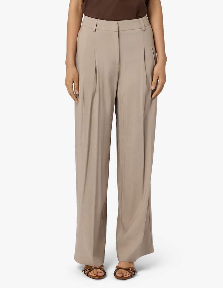 rinascente Annarita N Corwin pleated wide leg trousers