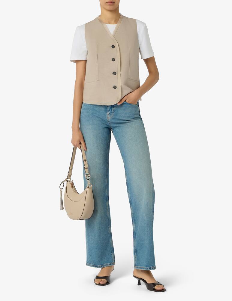rinascente Annarita N Gilet Berel in misto lino