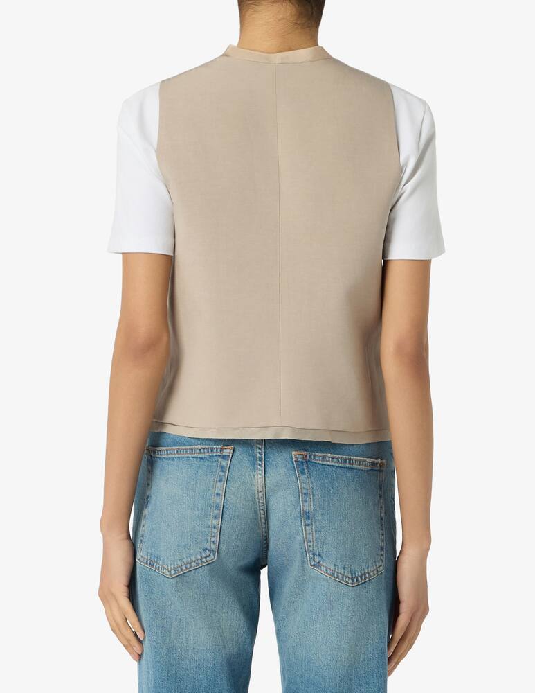 rinascente Annarita N Gilet Berel in misto lino