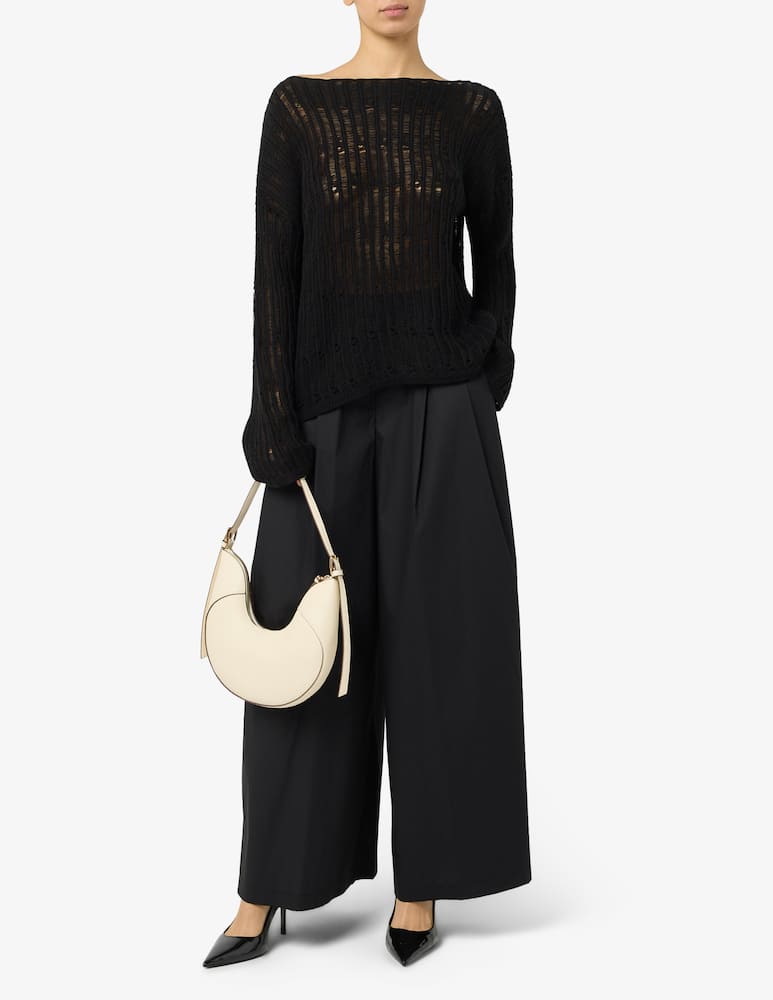 rinascente Annarita N Maglia scollo barca traforata