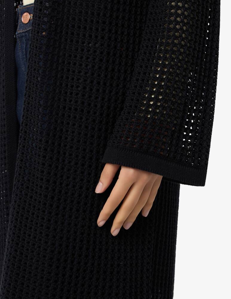 rinascente Rinascente Collection Drape long openwork cardigan