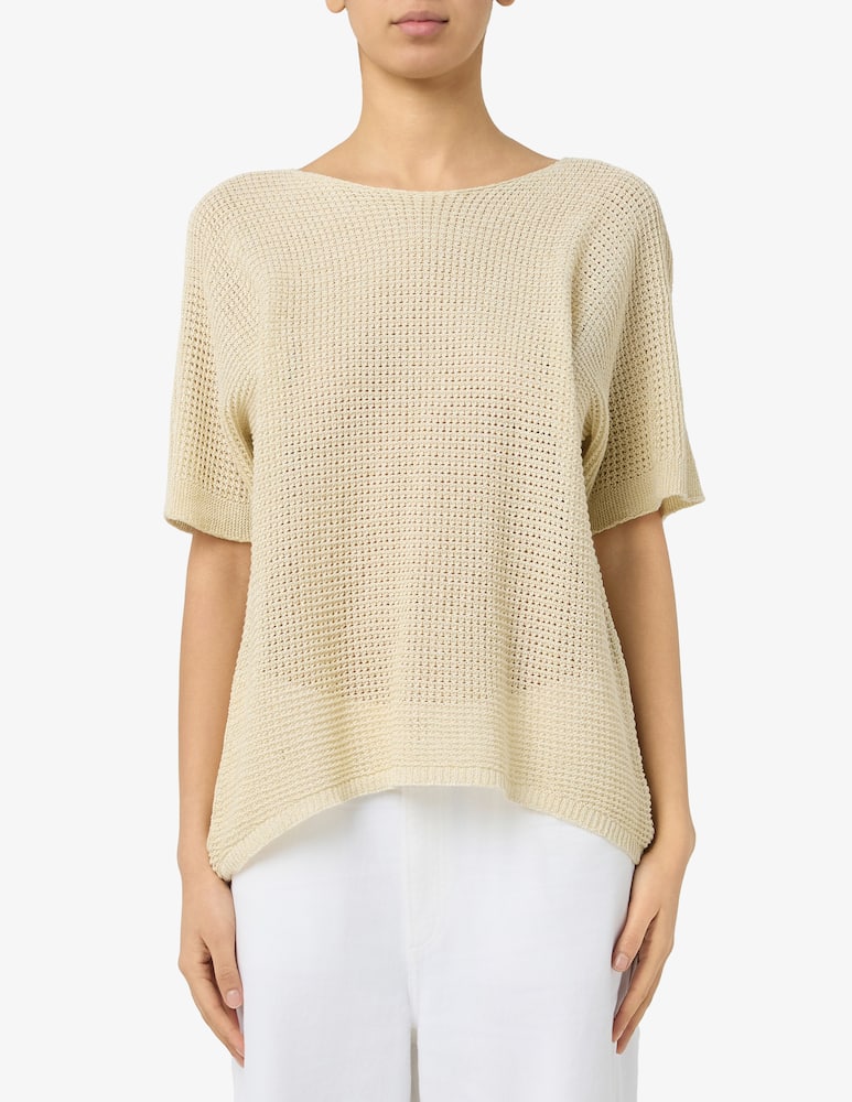 rinascente Rinascente Collection Maglia traforata manica corta