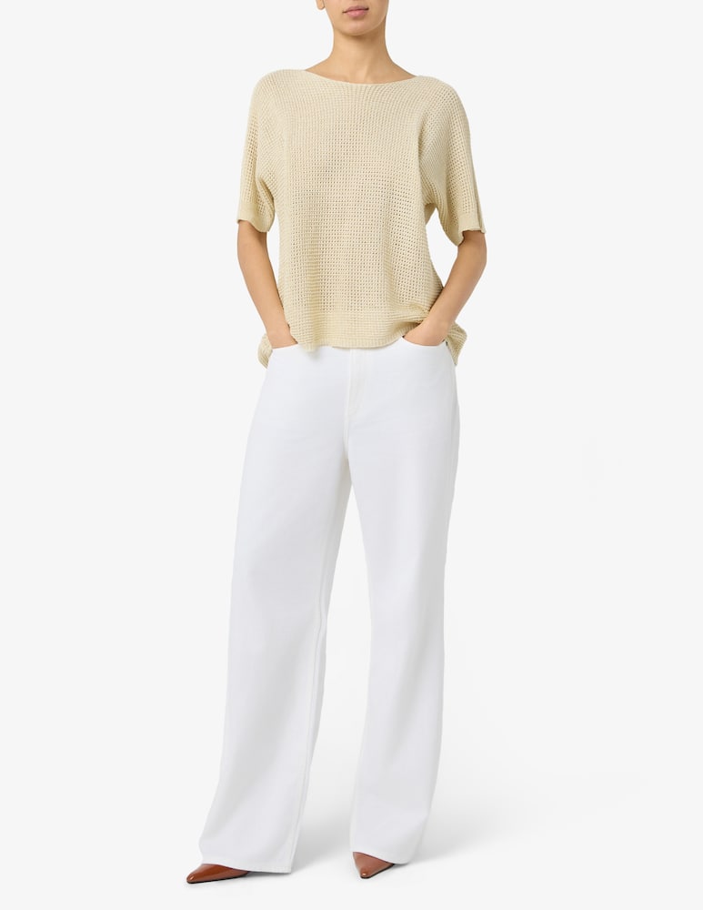 rinascente Rinascente Collection Maglia traforata manica corta