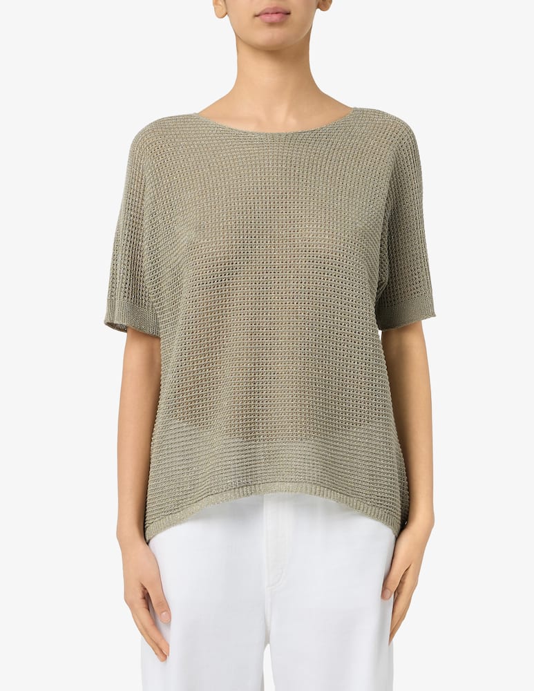 rinascente Rinascente Collection Open knit short sleeve jumper