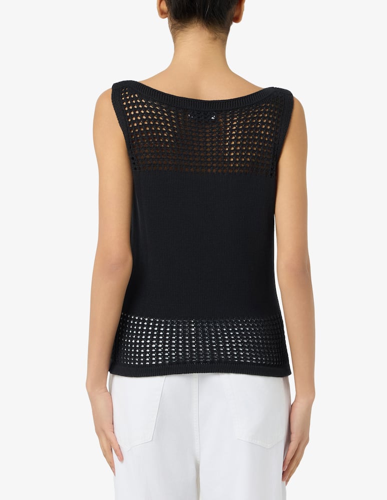 rinascente Rinascente Collection Top traforato con paillettes