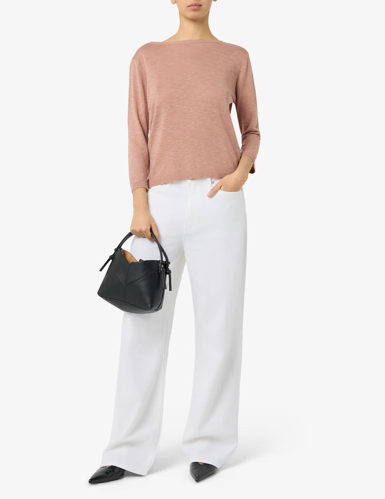 rinascente Rinascente Collection Linen blend boat neck jumper