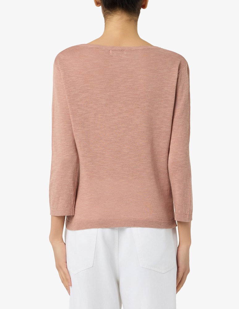 rinascente Rinascente Collection Linen blend boat neck jumper