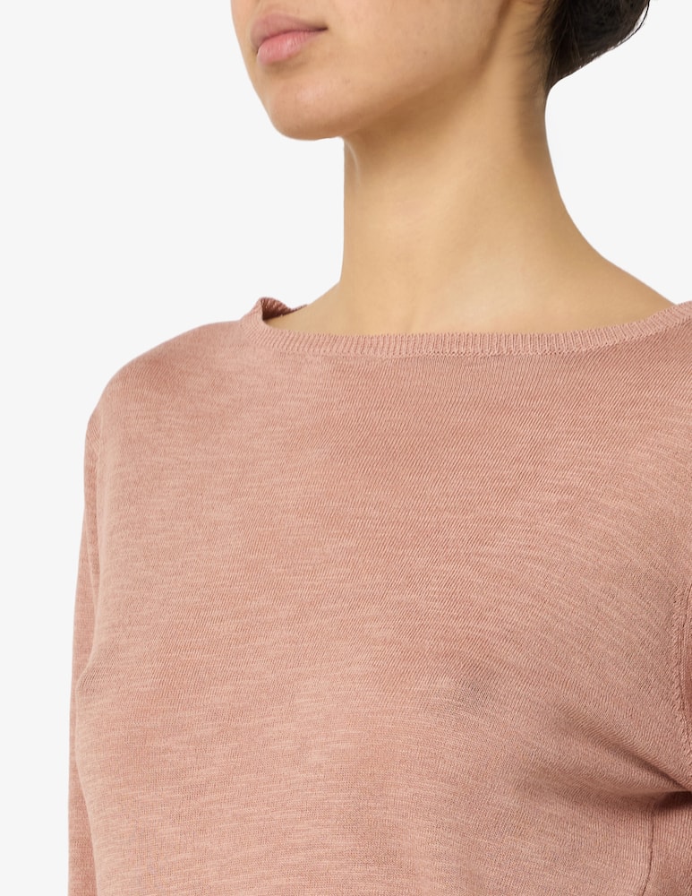 rinascente Rinascente Collection Linen blend boat neck jumper