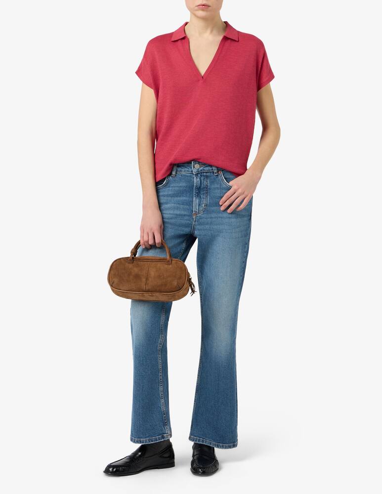 rinascente Rinascente Collection Polo a maniche corte in misto lino