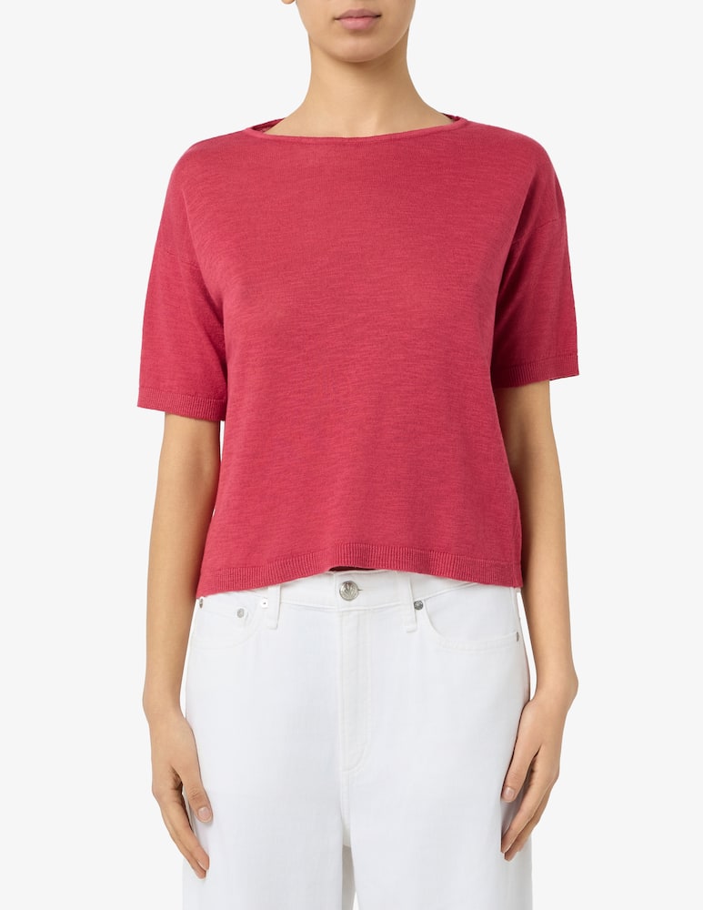 Rinascente Collection Boxy knit t-shirt - picture 1 Rinascente Collection Boxy knit t-shirt - picture 1