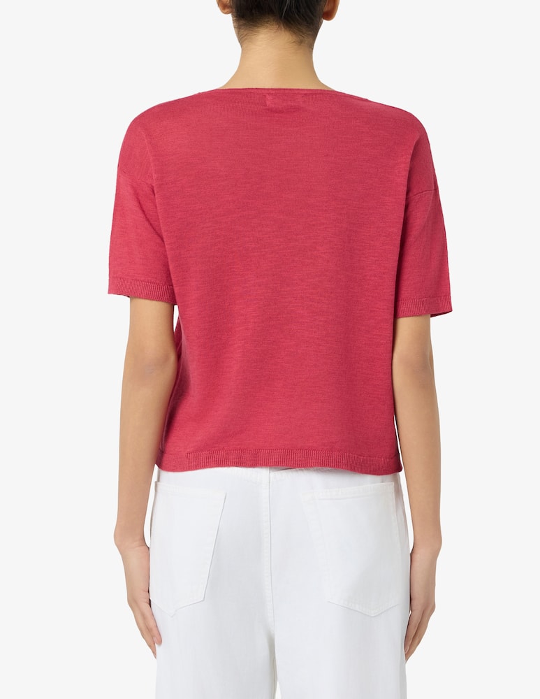 Rinascente Collection Boxy knit t-shirt - picture 3 Rinascente Collection Boxy knit t-shirt - picture 3