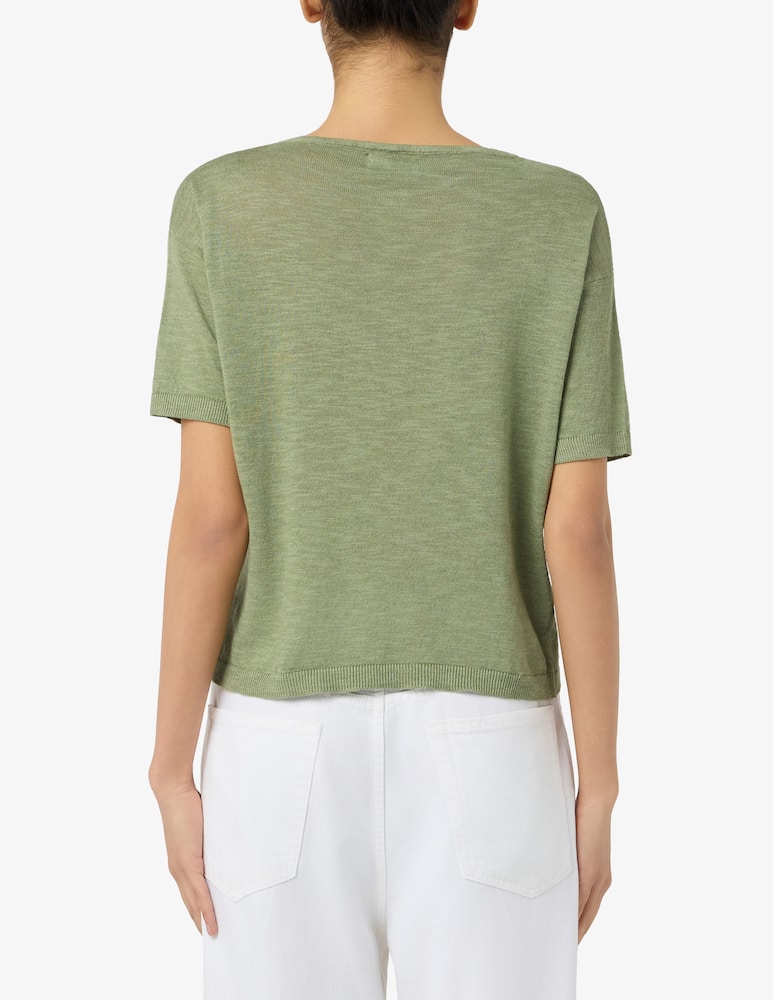 Rinascente Collection Boxy knit t-shirt - picture 3 Rinascente Collection Boxy knit t-shirt - picture 3