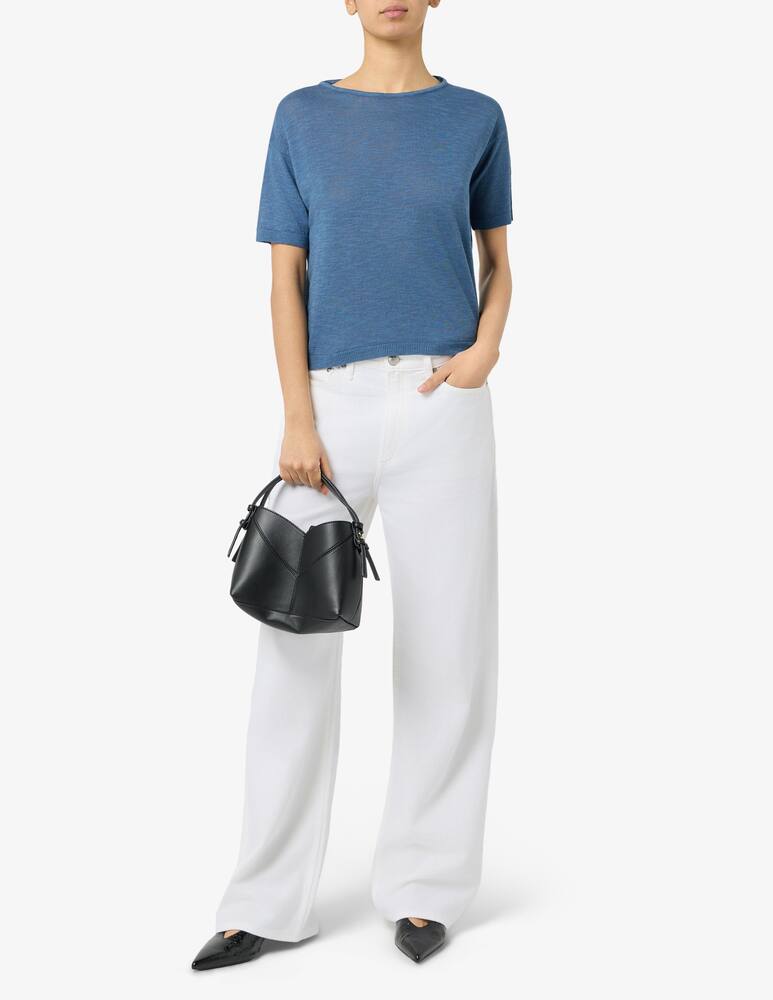 rinascente Rinascente Collection Boxy linen mix t-shirt