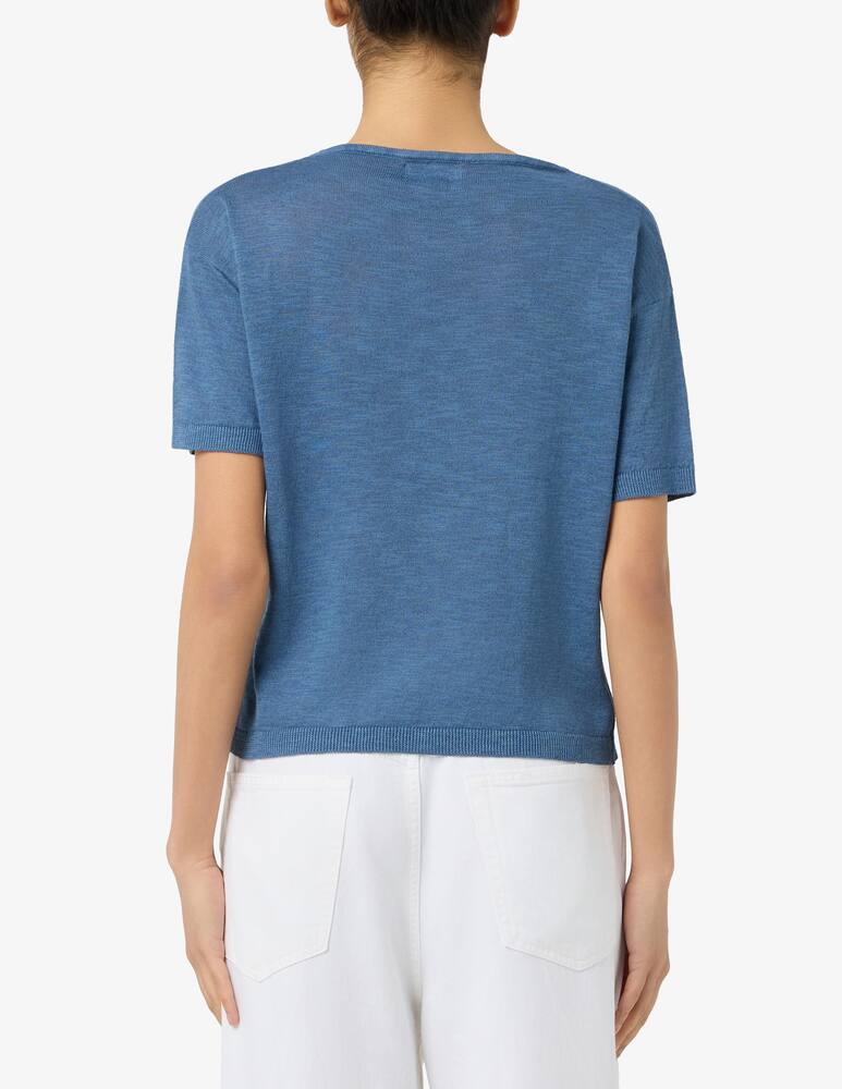 rinascente Rinascente Collection Boxy linen mix t-shirt